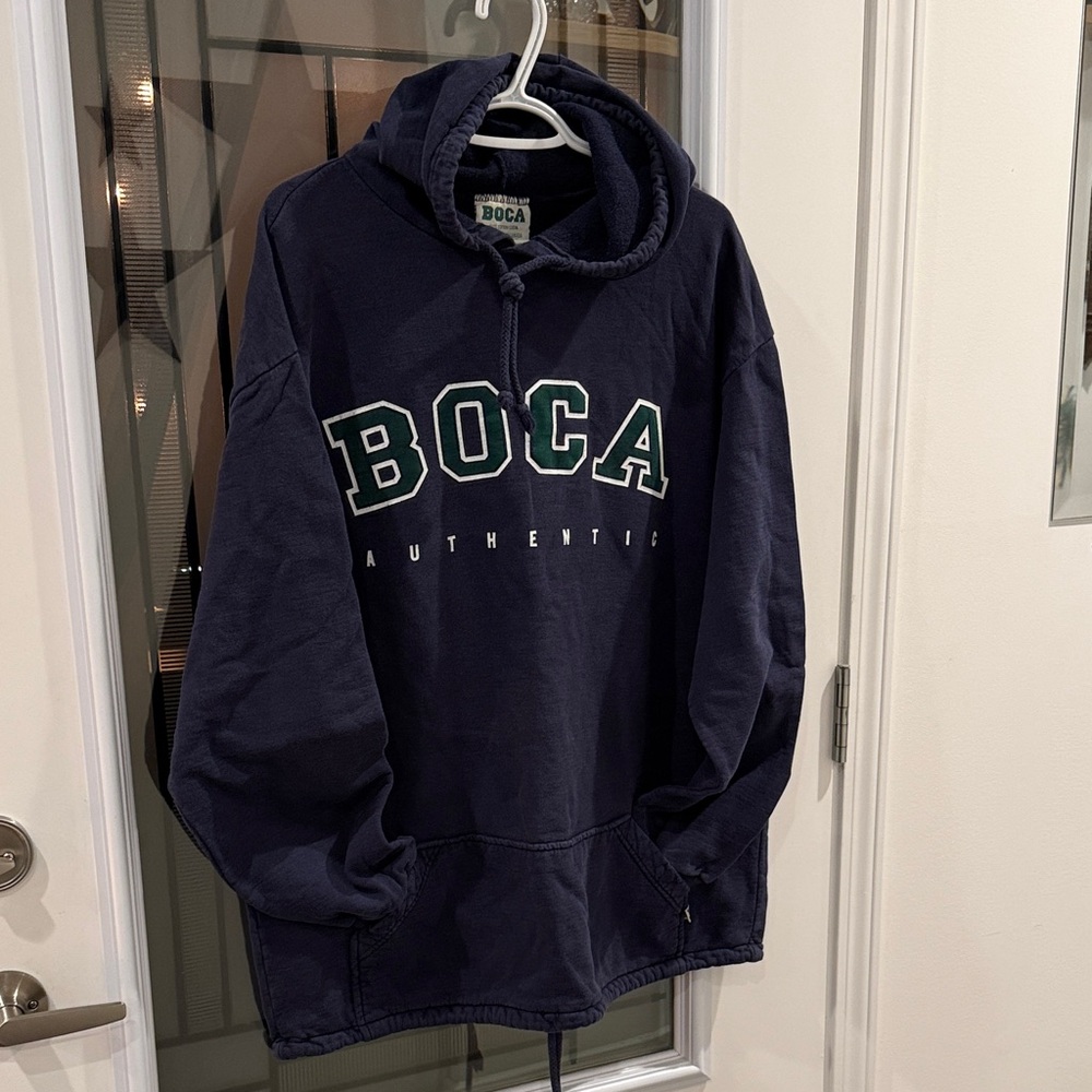 Boca Navy Hoodie Jacket for Men